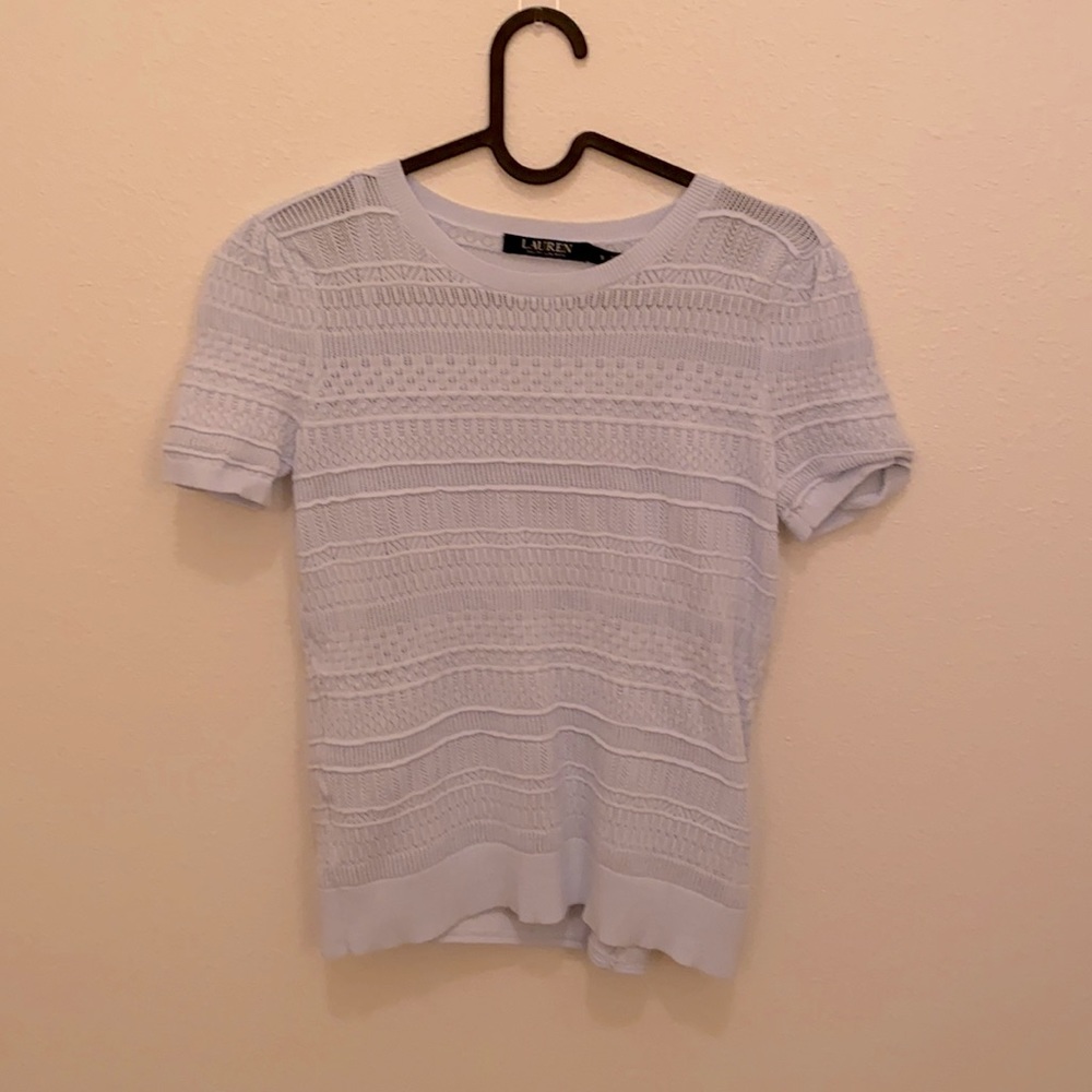 Ralph Lauren blue shirt with built in tank